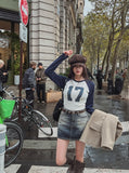 Gra Washing Denim Mini Skirt