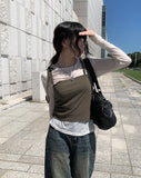 [MADE] Rotating Bustier T-shirt Set