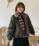 Yoonki Wool Bomber Short Jumper Jacket