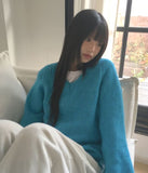 Rio Loose Overfit V-Neck Knit