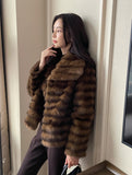 Lawford Eco Fur Shawl Collar Jacket
