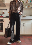 Kedi semi wide cotton pants