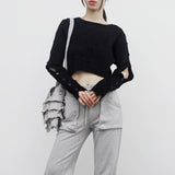 Retona side button knitwear