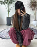 Ennis Leather Patch Waffle Beanie