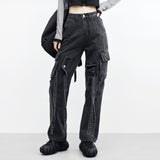 Tratt Cargo Denim Pants