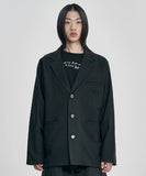 Wool Blended Batwing Jacket