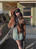Mob Balloon suede jumper