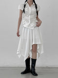 Sugar shirring shirt