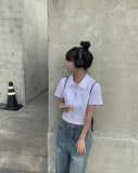 Kaza two way short sleeve shirt jacket