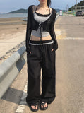 Berin Short Vintage Mesh Knit Cardigan