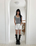 Rofil Lace Short Sleeve T-shirt