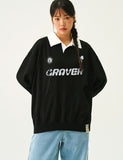 SPORTY GRAR Collar Sweatshirt