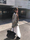 Cram Flap Pocket Cotton Bomber Jacket