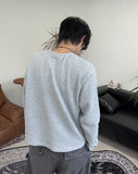 Kian Waffle Button Long Sleeve T-shirt