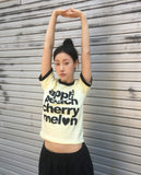 Beyou Lettering Ringer Short Sleeve T-Shirt