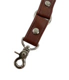 DOUBLE LEATHER KEYRING