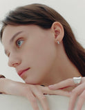 H Edition (W) Volume Core Earrings