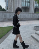 Caco Lace Span Mini Skirt