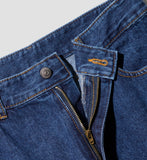 Washed Tapered Denim Pants