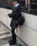 Mila V-neck Cable Loose Fit Knit