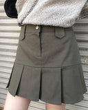 Bens Pleated Mini Skirt Pants
