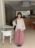 [unisex] Rilkan Summer Banding Wide Cargo Pants