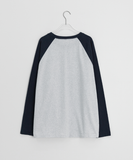 [Unisex] Teln Raglan Overfit Long Sleeve Tee