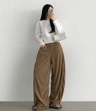Basic Mid Season Semi Crop Knit