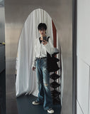 Cora Damage Bootcut Denim Pants