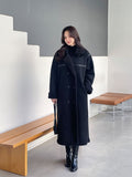 Metir High-Neck Dumble Mustang Double Long Coat
