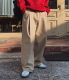 Hazy Cotton Pintuck Pants