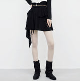 Kehi unbalanced mini skirt