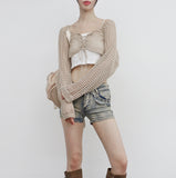 Senia cardigan + sleeveless set