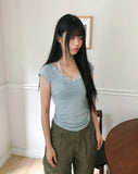 Reya Halter Short Sleeve T-shirt