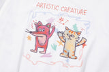 DTP Fox Cats Short Sleeve Tee