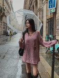 Damage Deep V-neck Knitwear