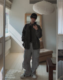 Himon Sweat Dart Pocket Cargo Wide Pants