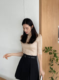 Nien Ribbed Round Knit