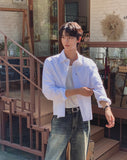 Roform Rivet Crop Long Sleeve Shirt