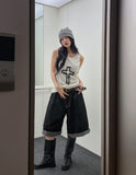 Big Pocket Carpenter Non-Fade 8-Part Denim Pants