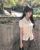 Mahi Frill Short Sleeve Blouse