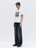 FADE DRIFT GRAPHIC CROP HALF T
