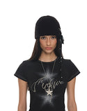 Curly Custom Eyelet Beanie