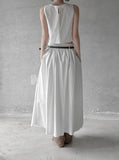 Cloud Nylon Crop Blouse