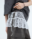 Ola Lace Wrap Short Skirt