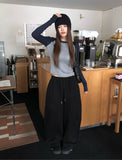Zeta Cargo String Wide Banding Pants
