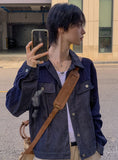Reuben Knitted Denim Trucker Jacket