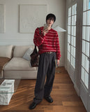 Elo One-Tuck Wide Slacks