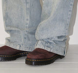 CURVE-LINE REVERSE DENIM