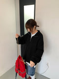 [BAONHAUS] Pimoe Half Zip-up Anorak Over Sweatshirt